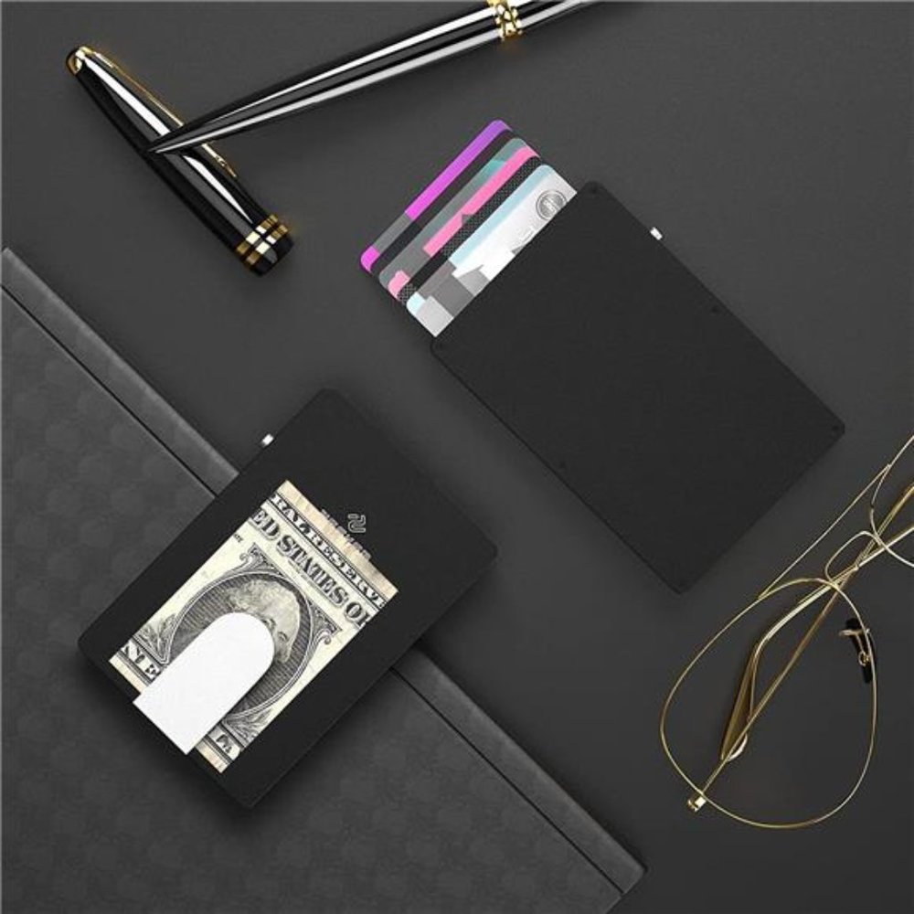 Zeeker Pop Up Credit Card Holder Wallet Slim Aluminum Money Clip business